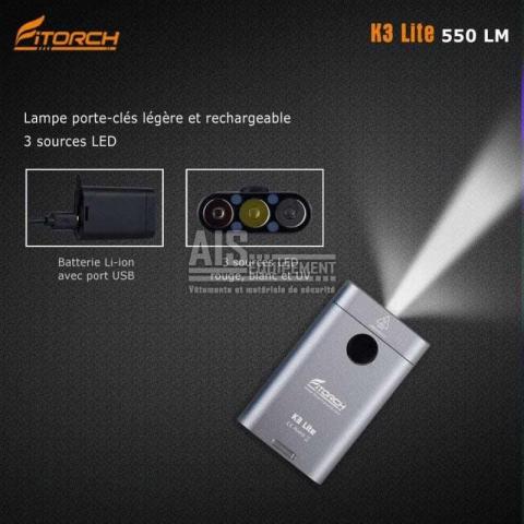 Fitorch K3 Lite silver - 550 LM - 3 LED
